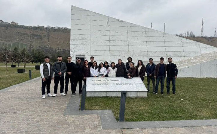 SABAH Mərkəzinin müəllim və tələbələ heyəti Quba Soyqırımı Memorial Kompleksinə səfər ediblər